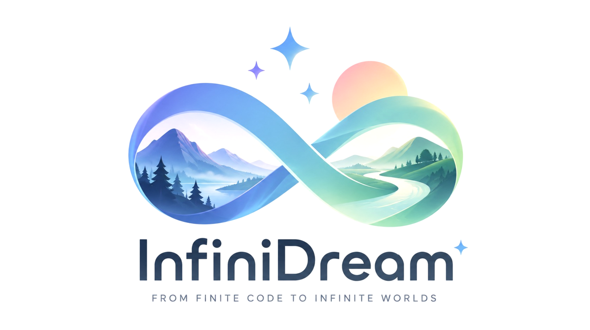 InfiniDream — from finite code to infinite worlds